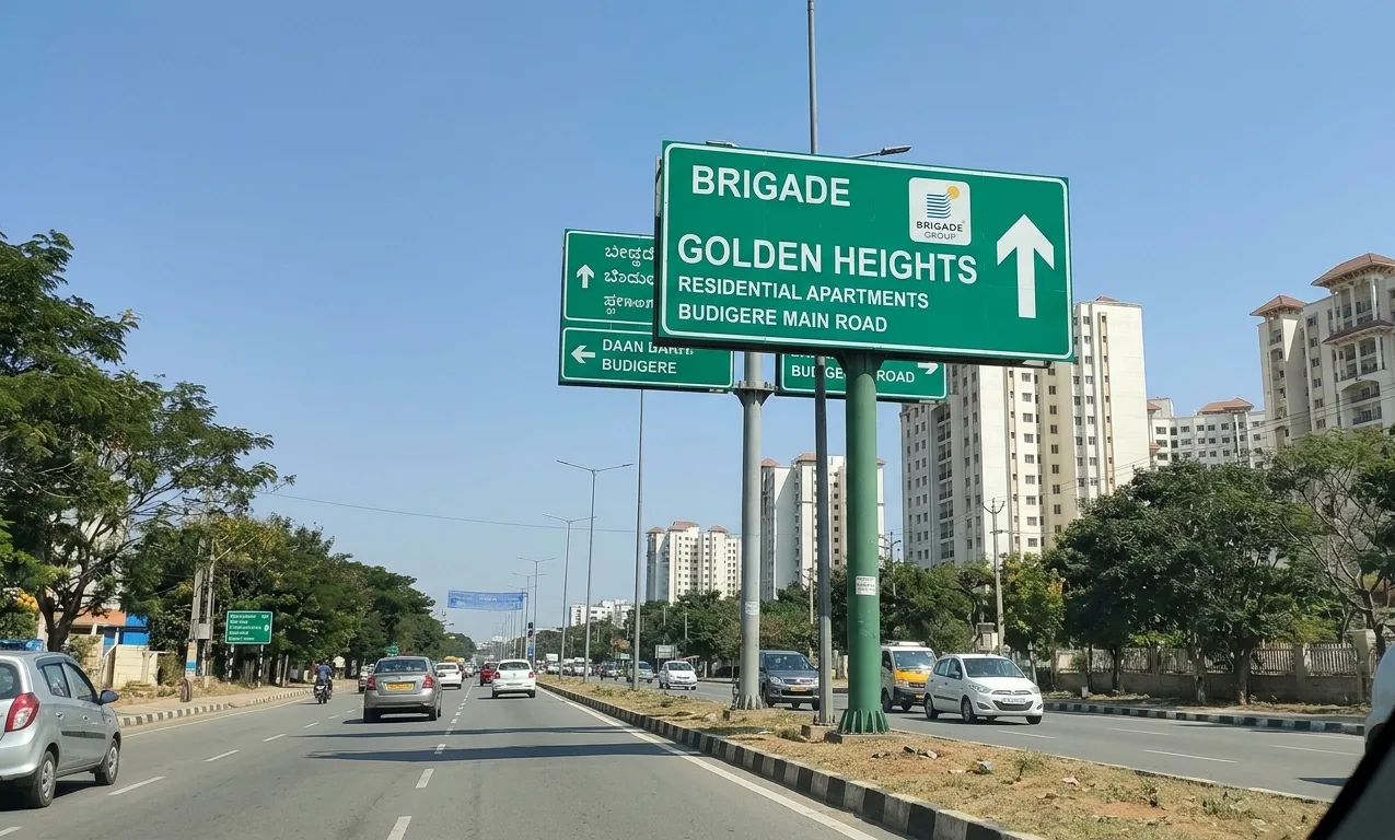Brigade Golden Heights Direction 